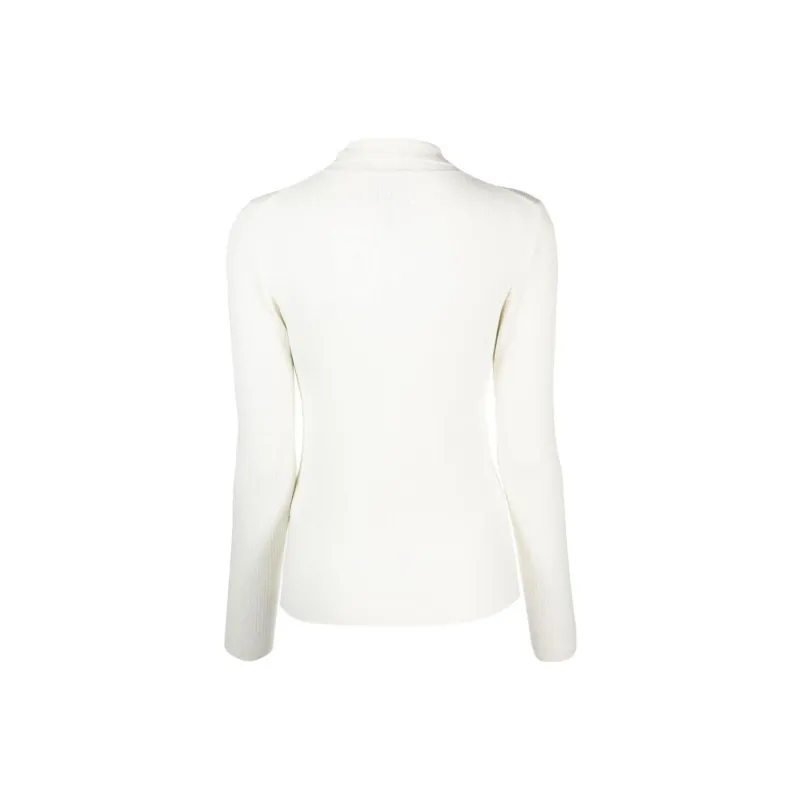 PARAJUMPERS Logo-patch Ribbed-knit Sweatshirt-1