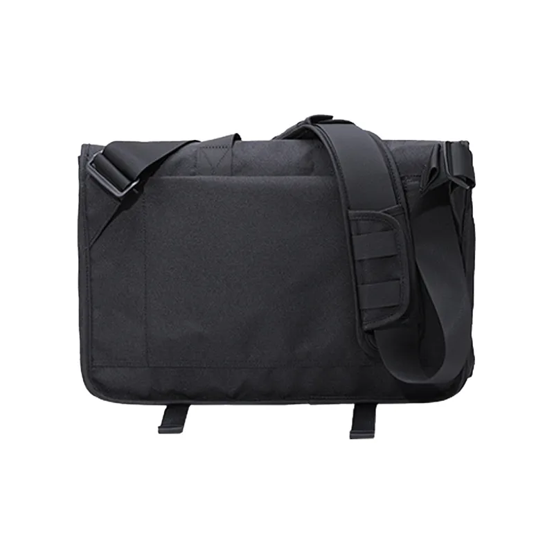 Slazenger Fabric Messenger Bag Laptop Bag Handbag Shoulder Bag Crossbody Bag Regular Men's Black Gray Color-2