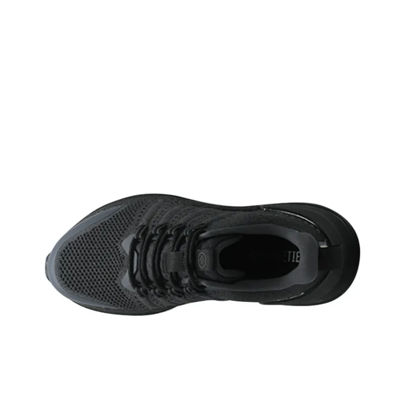 FREE TIE Breathable And Lightweight Low Top Running Shoes Men's Black-3