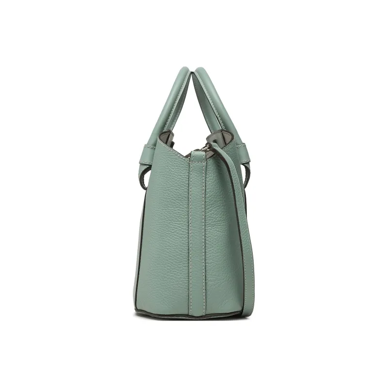 Furla Miastella Calfskin Tote Bag Shopping Bag Handbag Medium Size Women's Sage Green-3