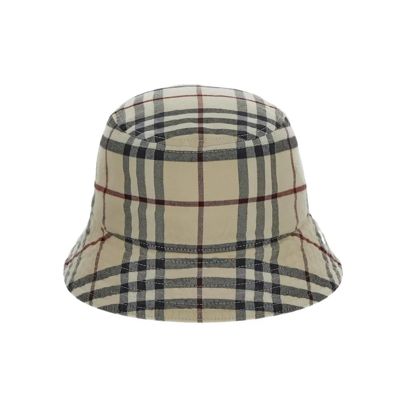 Burberry Checked Bucket Hat-0