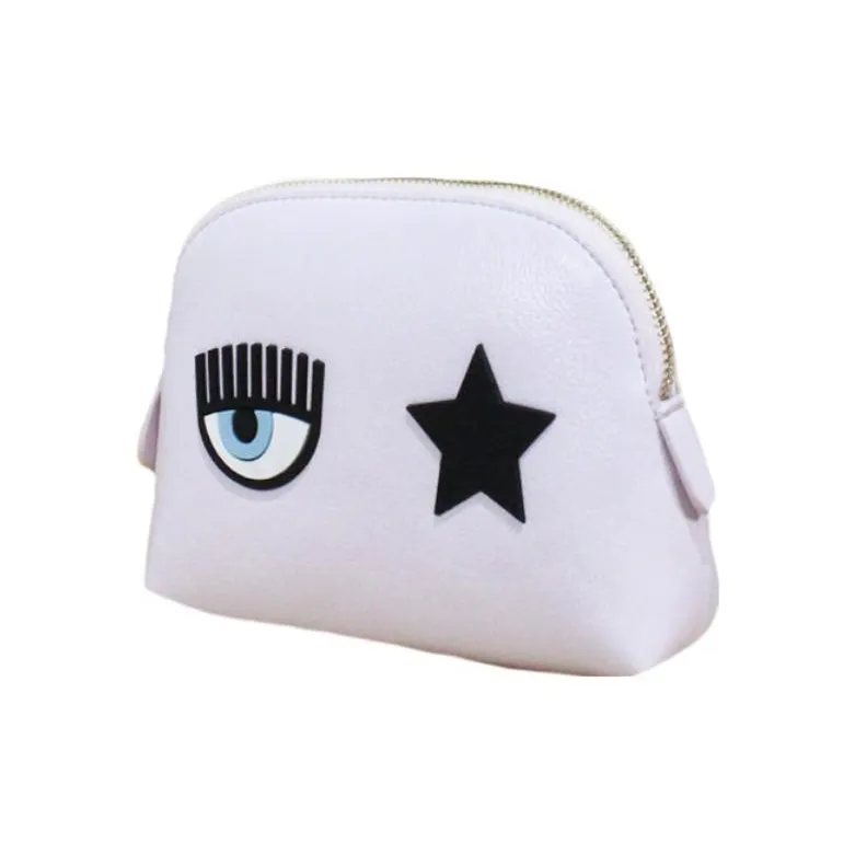 CHIARA FERRAGNI Eco Leather Clutch Small Size Women's Light Purple-1