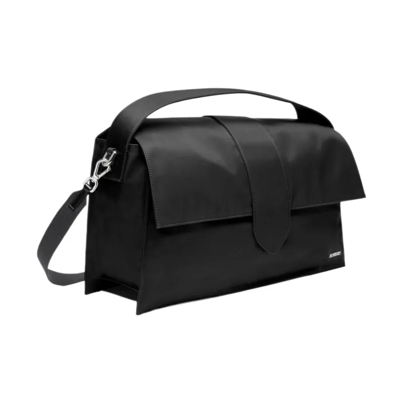 Jacquemus Le Bambino Polyamide Shoulder Bag Crossbody Bag Handbag Extra Large Men's Black-1