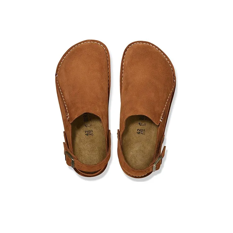 Birkenstock Lutry Premium Suede Leather 'Mink'-3