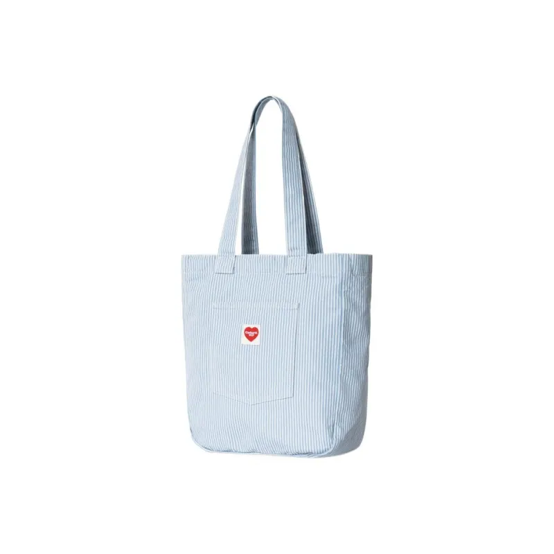 Carhartt WIP Cotton Tote Bag, Shopping Bag, Shoulder Bag Unisex Blue/White-1