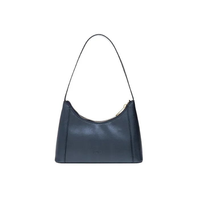 Furla Diamante Leather Handbag, Shoulder Bag Women's Marine Blue-2