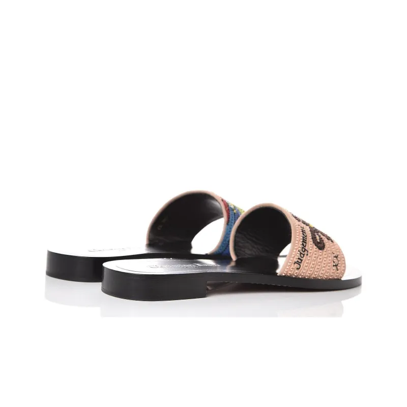DIOR Black Tarot Judgement Sandal Women's-3