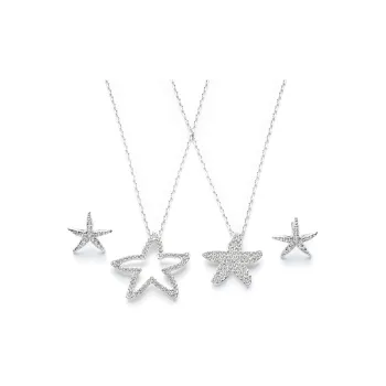 Swarovski Classic Swarovski Crystal Necklaces Women's Silver