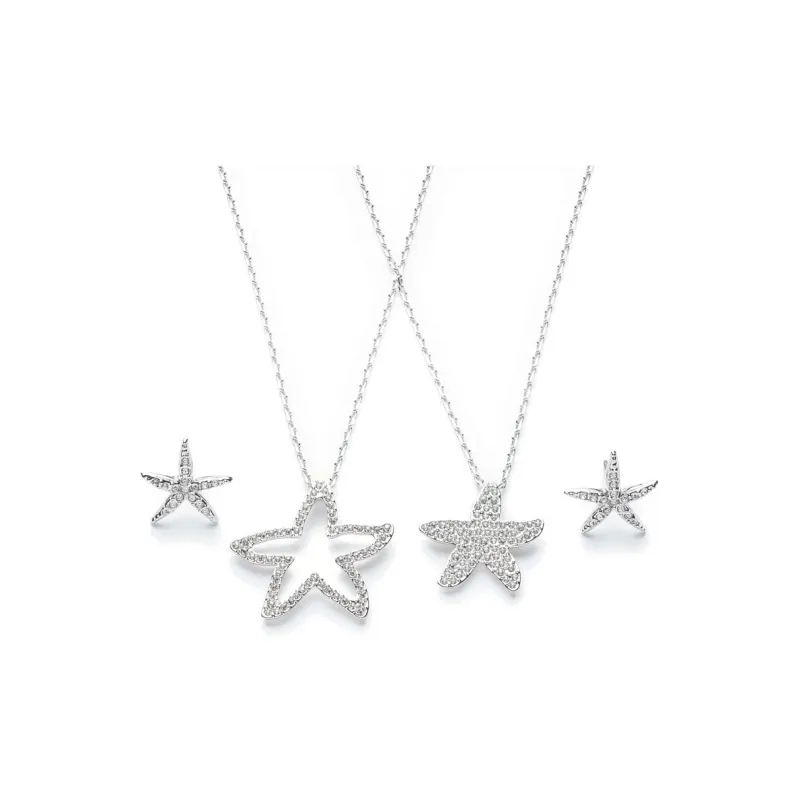 Swarovski Classic Swarovski Crystal Necklaces Women's Silver-0
