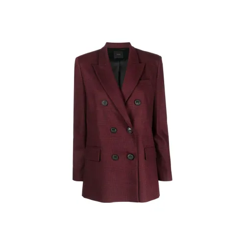 PINKO Business Suits Women's Burgundy