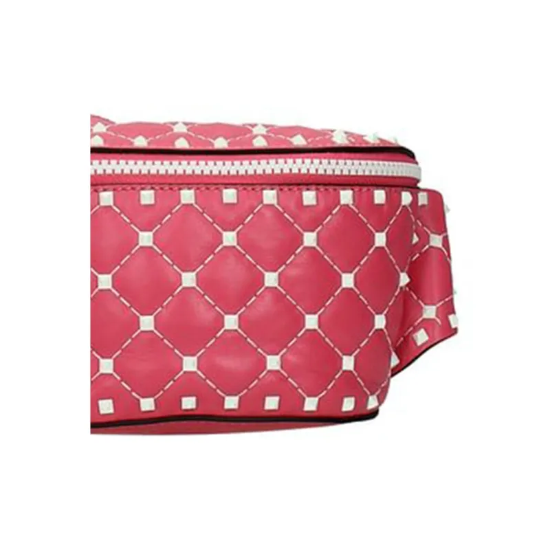 Valentino Leather Fanny Pack Women's Pink-3