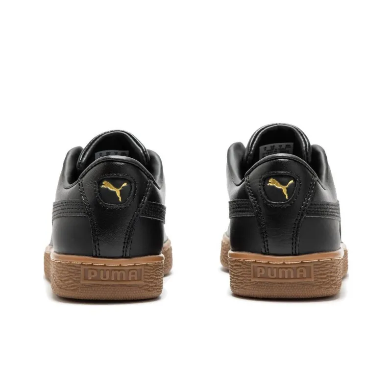 Puma Basket Black Gold Gum-3