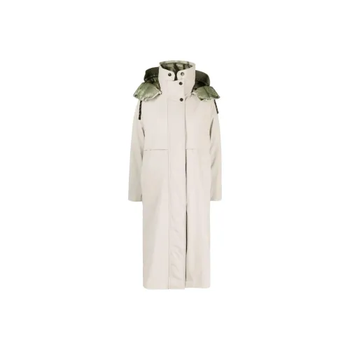 WOOLRICH Trench Coats Women's Gray