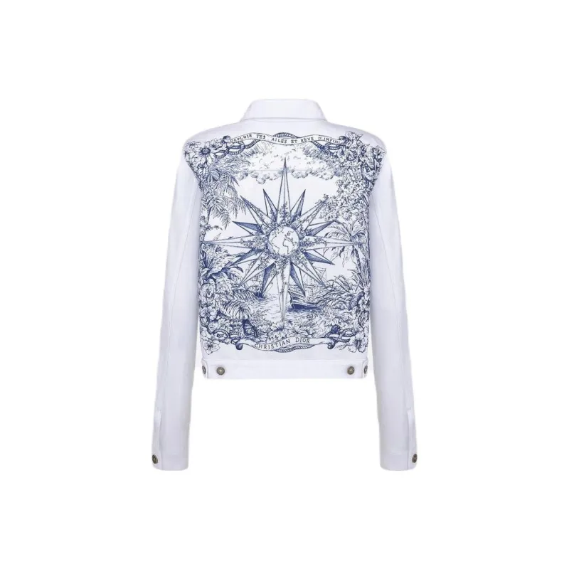 DIOR Jackets Coats Women's White-1
