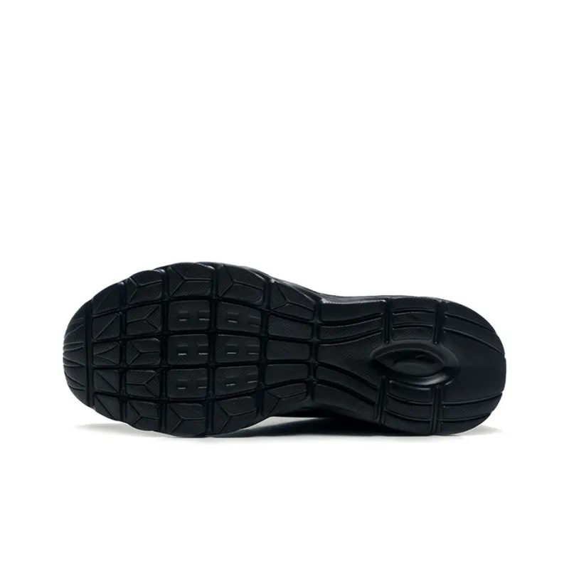 Anta Running Collection Anti-Slip Wear-Resistant Low-Top Running Shoes Men's Black Gold-5