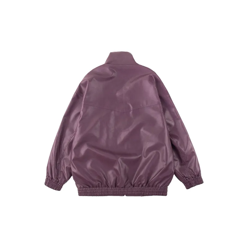 ICH MODE Leather Jackets Unisex-5