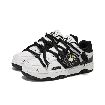HLA JEANS Abrasion Resistant Breathable Slip Resistant Low Top Skateboard Shoes Unisex