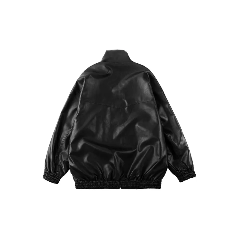 ICH MODE Leather Jackets Unisex-3
