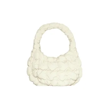 COS Polyester Cloud Bag Handbag Mini Women's Beige