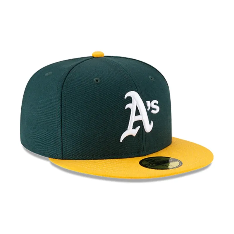 New Era Oakland Athletics Upside Down 59Fifty Fitted Hat-2