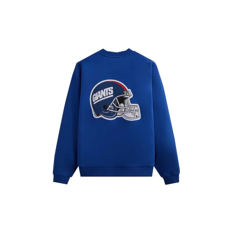 KITH For The NFL Giants Helmet Nelson Vintage Crewneck-1