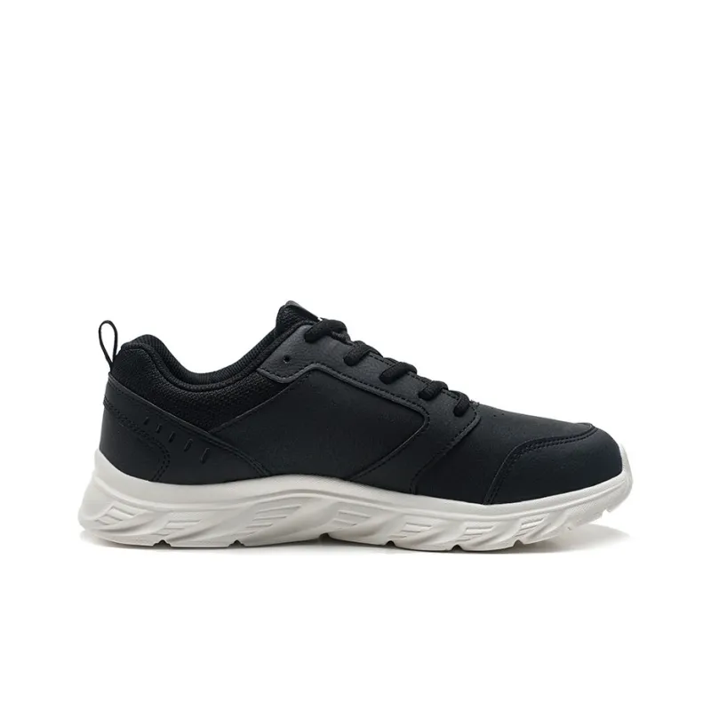 Anta Running Collection Wear Resistant Low Top Running Shoes Men's Black White-1