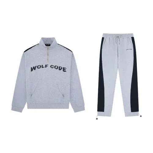 WOLF CODE Sweatshirt Sets Unisex