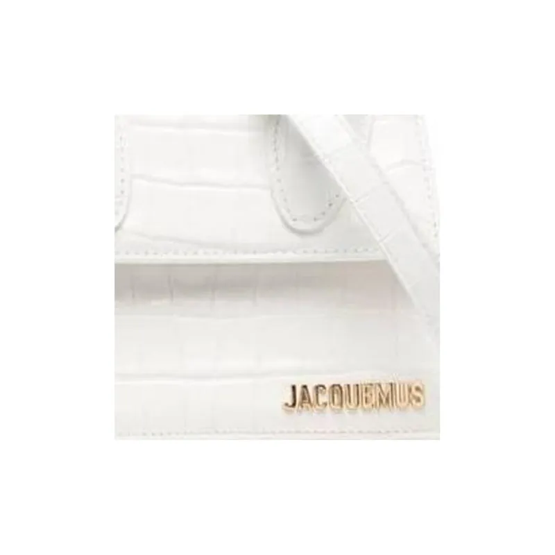 Jacquemus Le Chiquito Moyen Calfskin Shoulder Bag Crossbody Bag Handbag Regular Women's Ivory White-1