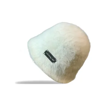 Youyoulan Rabbit Fur Bucket Hats Women's