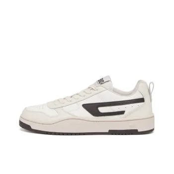 DIESEL S-Ukiyo Low-Top Skateboard Shoes Men's Black White