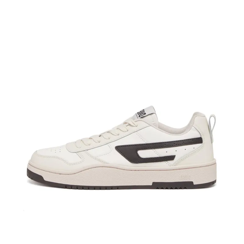 DIESEL S-Ukiyo Low-Top Skateboard Shoes Men's Black White-0