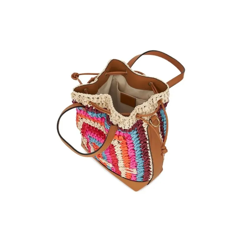ETRO Crochet Logo Detailed Small Tote Bag-4