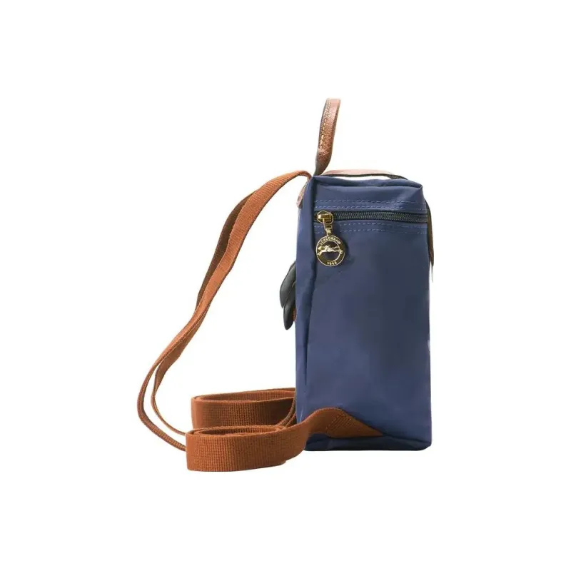 LONGCHAMP Le Pliage Fabric Backpack Mini Women's Blue-1
