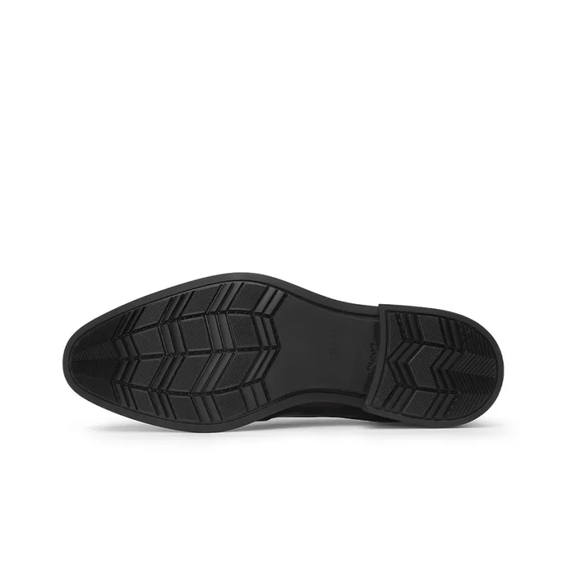 GOLDLION Dress Shoes Men Low Top Black/Brown-9