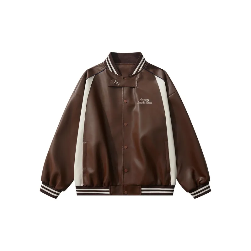 SESAME STREET Leather Jacket Unisex-4