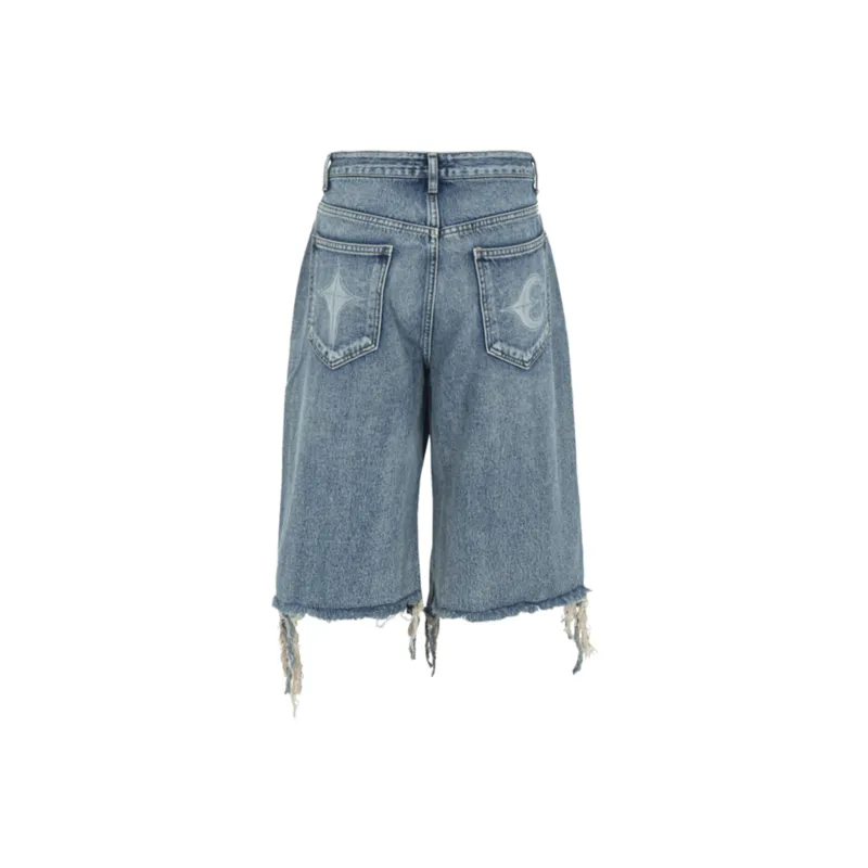 THUG CLUB Denim Shorts Unisex-3