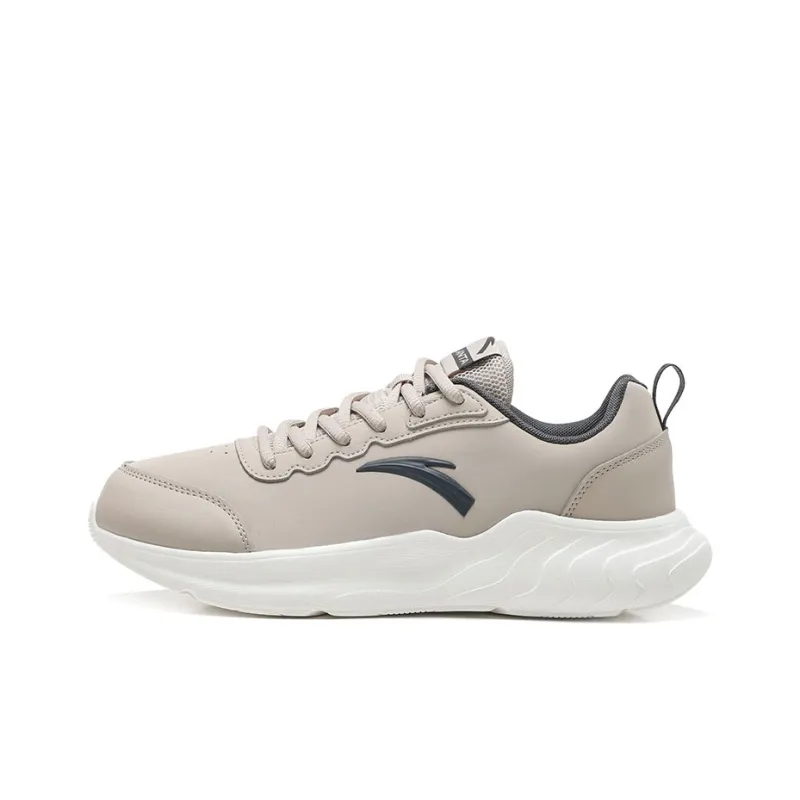 Anta Running Collection Abrasion Resistant Low Top Running Shoes Men's Gray-0
