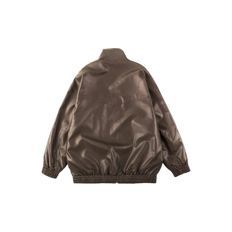 ICH MODE Leather Jackets Unisex-1