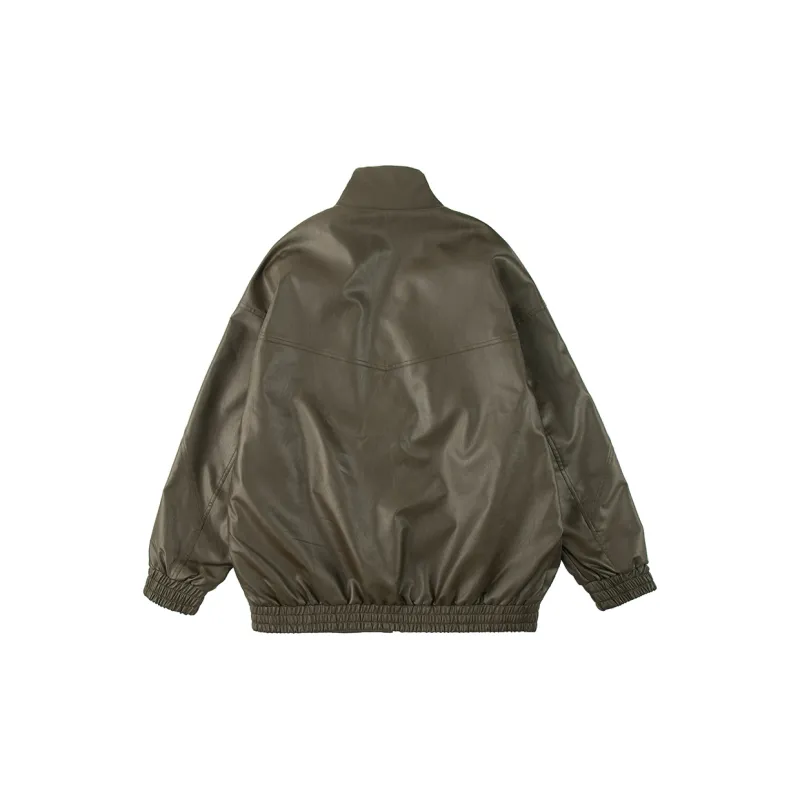 ICH MODE Leather Jackets Unisex-7