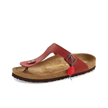 Birkenstock Gizeh Flip Flops Women's Red Regular
