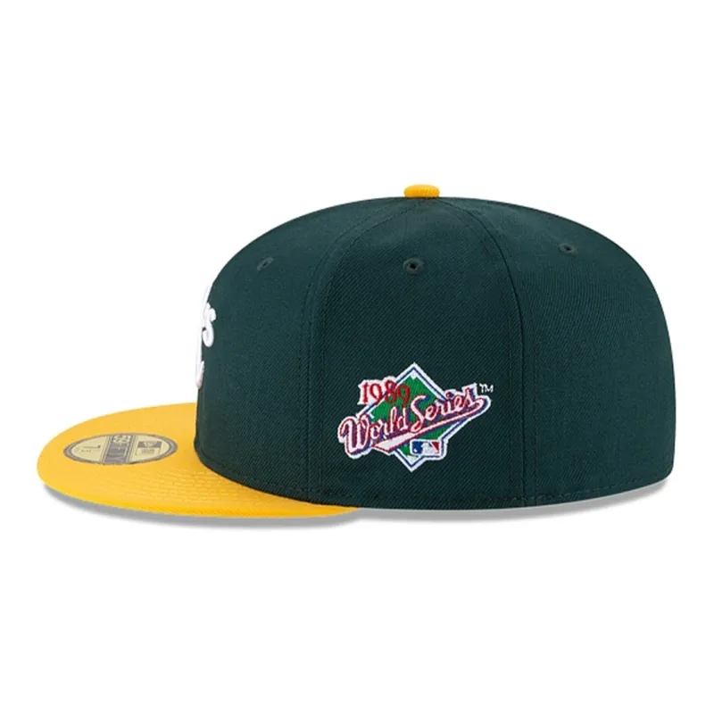 New Era Oakland Athletics Upside Down 59Fifty Fitted Hat-4