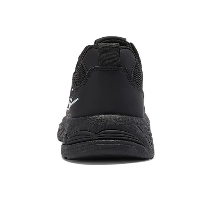 Warrior Low Top Chunky Sneakers Men's Black-3