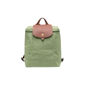 LONGCHAMP Le Pliage Canvas Backpack Regular Women's Green