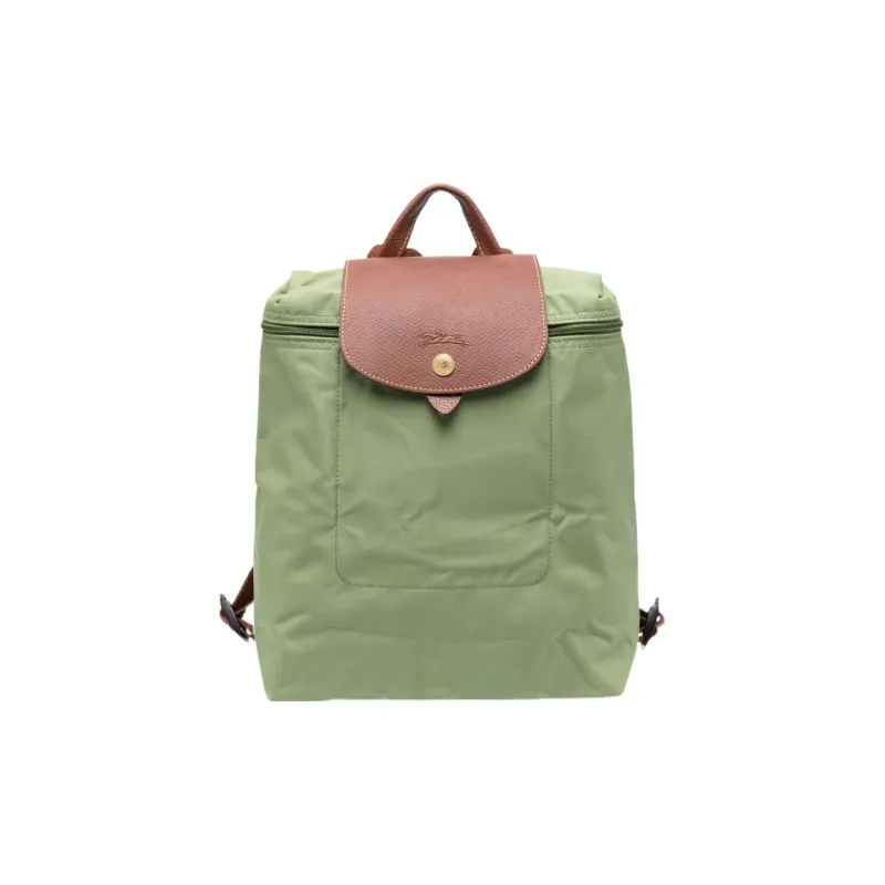 LONGCHAMP Le Pliage Canvas Backpack Regular Women's Green-0