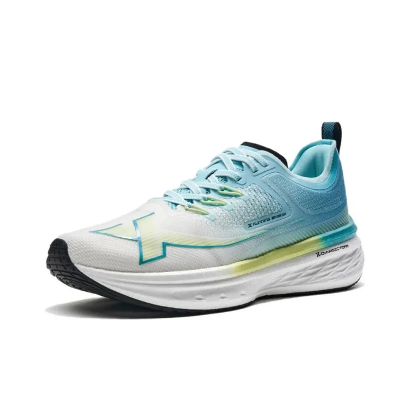 XTEP 1.0 Speed Ratio Anti Slip Wear Resistant Low Top Running Shoes Men's Blue-1