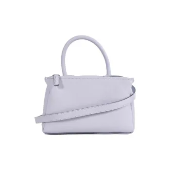 GIVENCHY Pandora Grained Leather Shoulder Bag Crossbody Bag Handbag Small Size Women's Purple