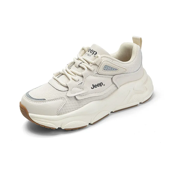 Jeep Wear resistant, Lightweight, Breathable, And Non slip. Low Top Chunky Sneakers Women's-1