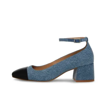 STEVE MADDEN Chunky Heel Mary Jane Shoes 5cm Women's