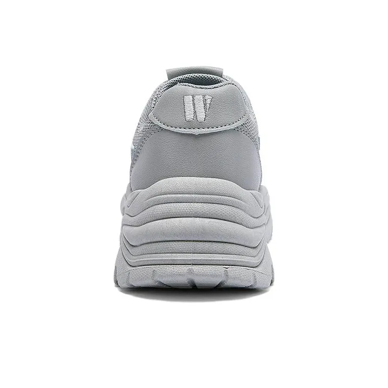 Warrior Cushioning Low Top Chunky Sneakers Women's Gray-3