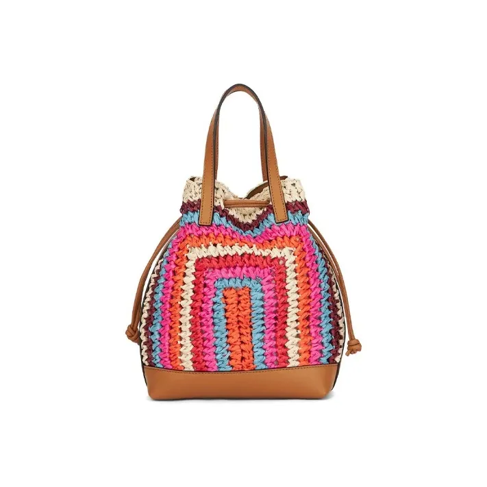 ETRO Crochet Logo Detailed Small Tote Bag-2